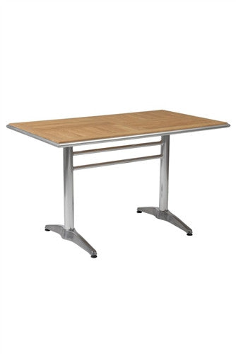 Sherwood Collection 47" Solid Wood & Aluminum Executive Desk