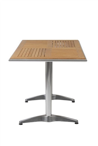 Sherwood Collection 47" Solid Wood & Aluminum Executive Desk