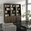 Slant Back Modular Bookcase in Espresso