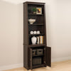 Slant Back Modular Bookcase in Espresso