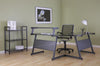 Classic Black Bungee-Back Wheeled Office Chair