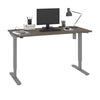72" Bark Gray Electric Adjustable Desk