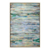 48" x 70" Earthy Green & Blue Acrylic Wall Art