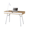 45" Pine & White Modern Desk