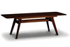 Solid Bamboo 72" Dark Walnut Modern Desk or Conference Table with Extension