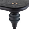 78" Elegant Charred Oak Executive Desk or Meeting Table w/ Concrete
