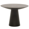 47" Round Meeting Table w/ Ribbed Plinth