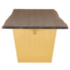 Magnificent Seared Oak & Brushed Gold Conference Table (Multiple Sizes)