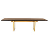 Magnificent Seared Oak & Brushed Gold Conference Table (Multiple Sizes)