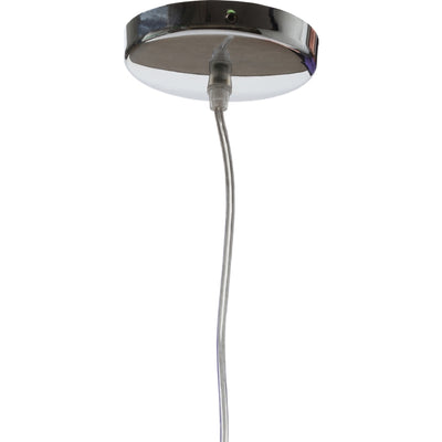 Clear Glass Pendant Light with Stylish Cutaway