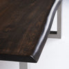 96" Modern Seared Oak & Stainless Steel Conference Table