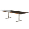 78" Elegant Executive Desk w/ Seared Oak & Leg Options