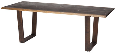 78" Solid Oak Executive Desk or Meeting Table with Plank Construction