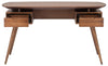 American Poplar 55" Hardwood Desk in Walnut Finish