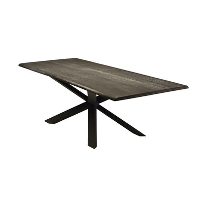 112" Gorgeous Oxidized Gray Conference Table w/ Matte Black