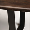 96" Chic Seared Oak Conference Table w/ Gold or Black Legs