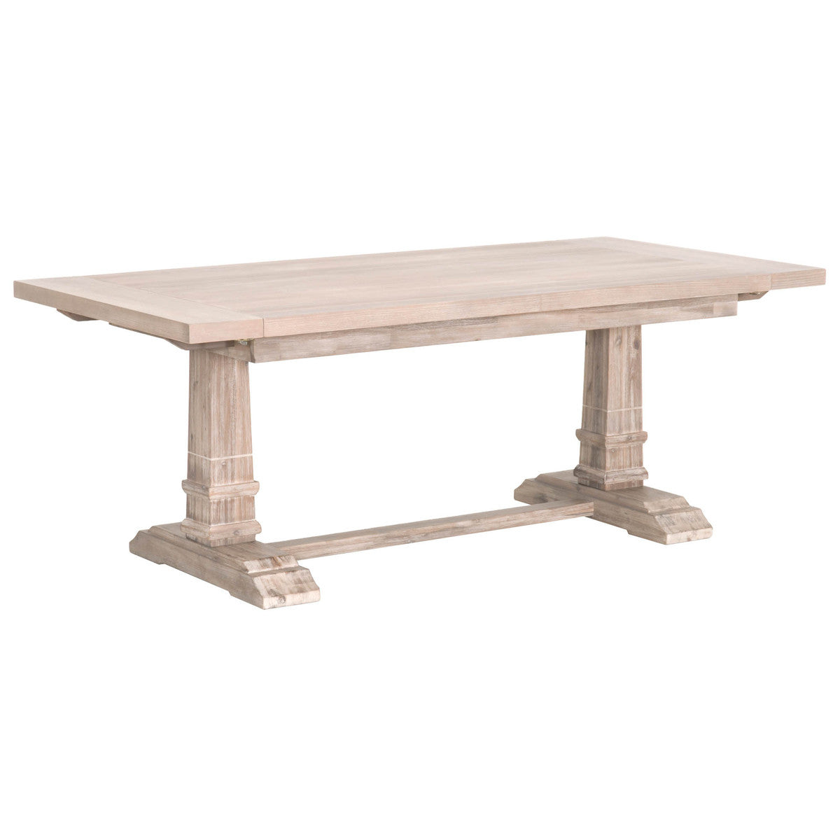 78" - 110" Gray Acacia Extension Conference Table