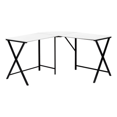 Ergonomic Corner Desk in White