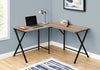 Ergonomic Corner Desk in Dark Taupe