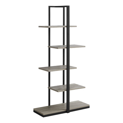 Abstract Dark Taupe Bookcase