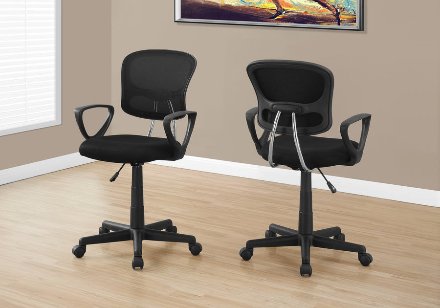Black Mesh Low Back Office Chair