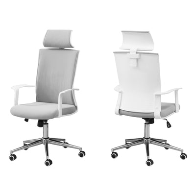 Executive High Back White Office Chair