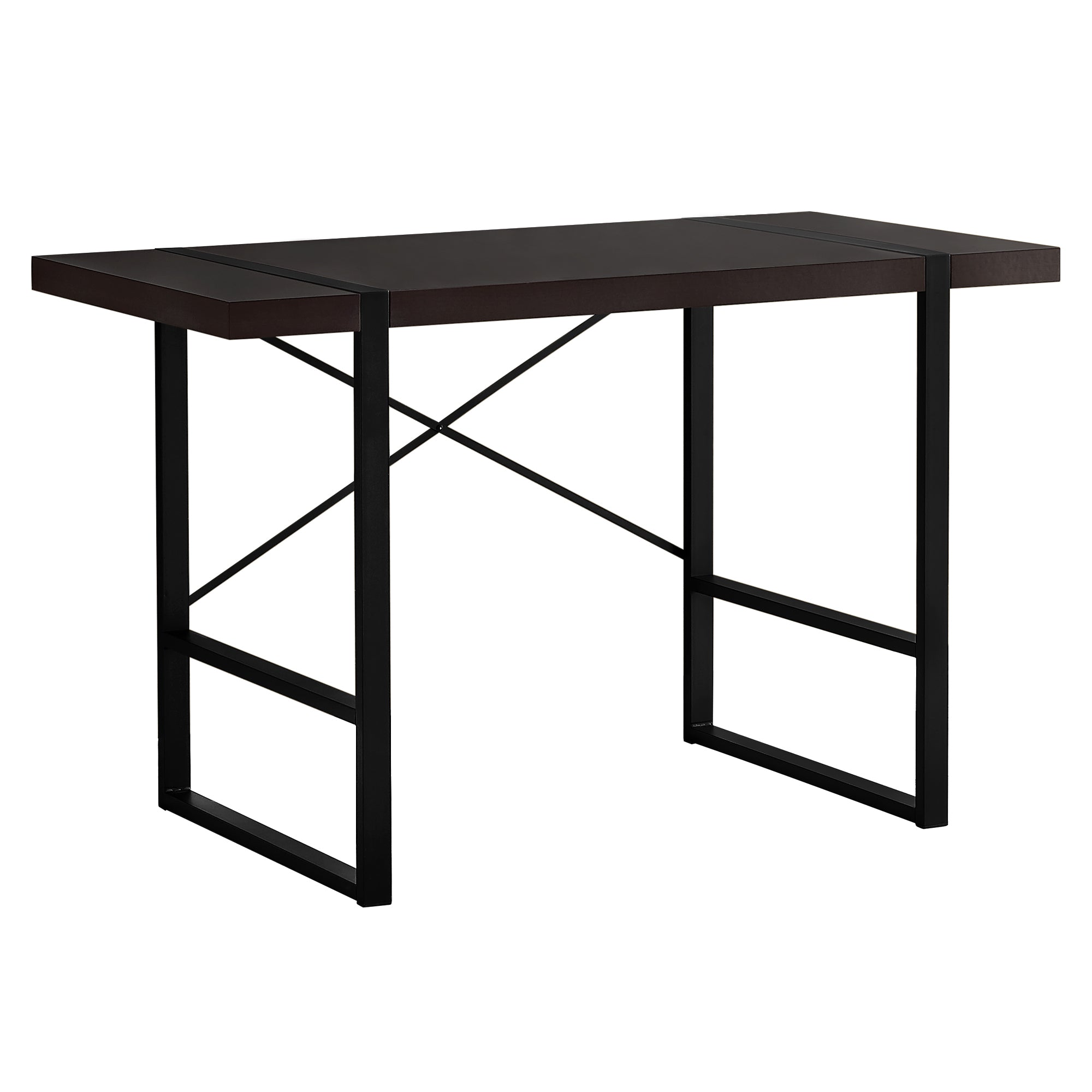 Boxcar Desk in Espresso and Black