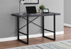 Boxcar Desk in Gray Woodgrain and Black