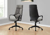 Segmented Executive Office Chair in Gray and Black