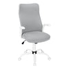 Modern Fabric Office Chair in Gray and White