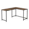 L-Shaped Basic Desk in Reclaimed Wood