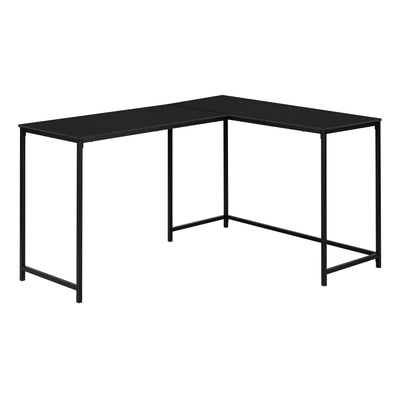 L-Shaped Basic Desk in Black