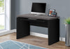 47" Gray & Black Desk with Sliding Keyboard Tray