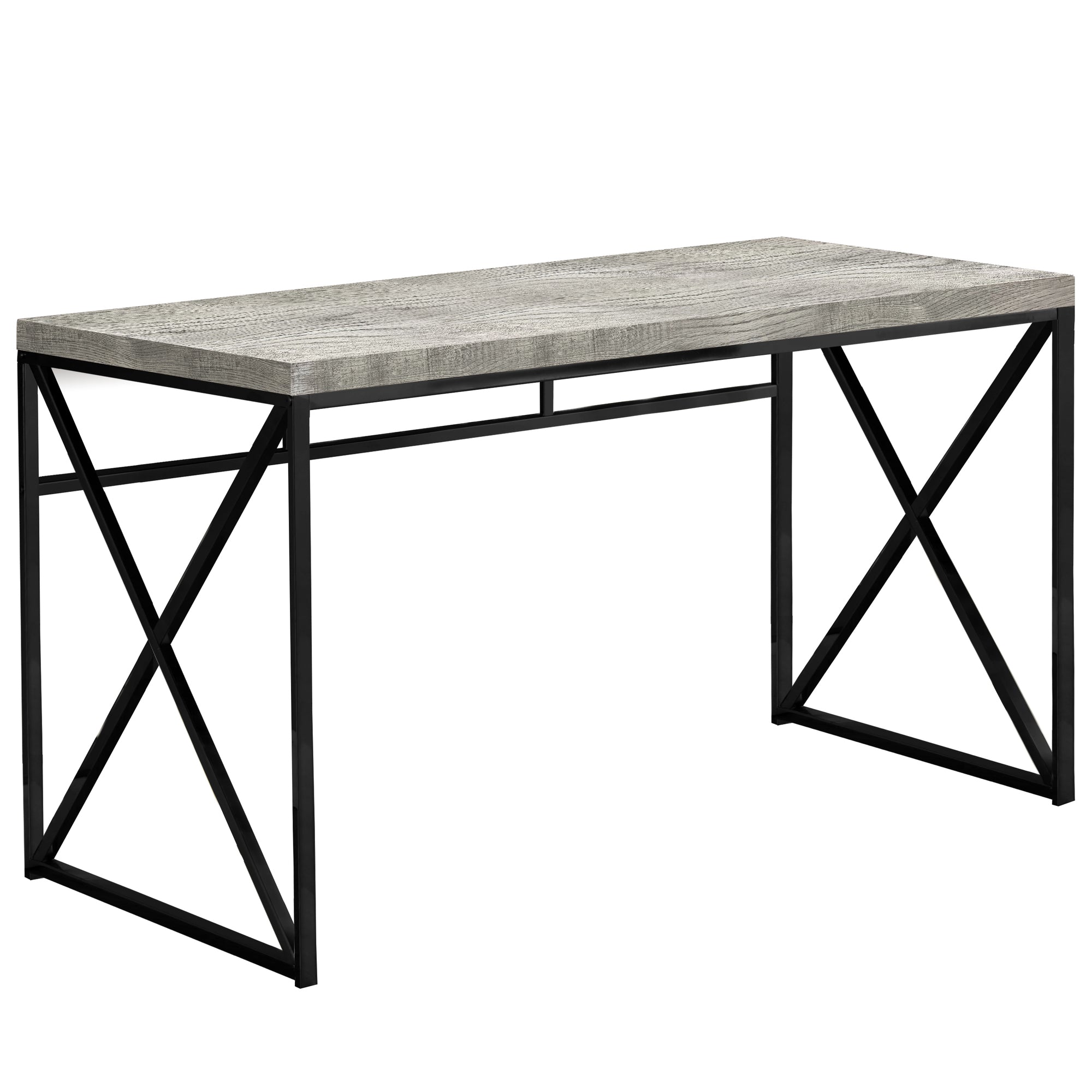 47" Barn-Style Desk in Reclaimed Gray Wood