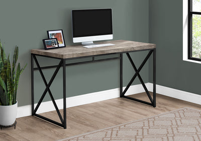 47" Barn-Style Desk in Reclaimed Taupe Wood