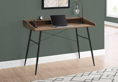 48" Reclaimed Brown Wood Modern Secretary Desk