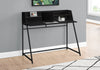 48" Matte Black Desk with Shelf