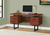 60" Cherry Floating Desk with 3 Drawers