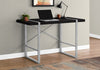 48" Simple X-Back Wagon Desk in Black & Silver