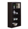 Cappuccino 48" Tall Four Shelf Bookcase from Monarch