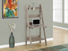 26" Ladder Style Desk with Fold-Up Desk Top in Dark Taupe Finish