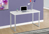 47" Simple White Office Desk