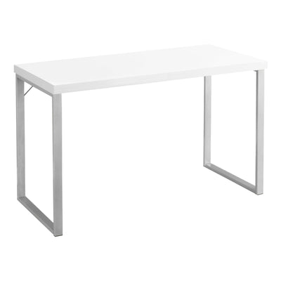 47" Simple White Office Desk