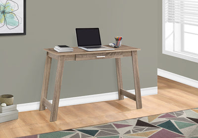 42" Compact Office Desk in Dark Taupe