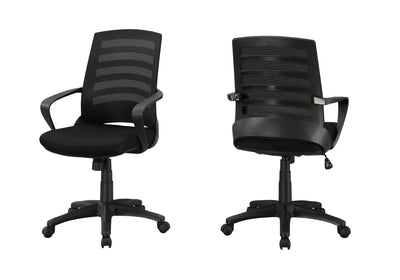 Classic Rolling Black Mesh Office Chair
