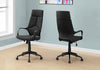 Sleek Black Office Chair w/ Ergonomic Design