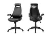 Black Rolling Office Chair w/ Ergonomic Features