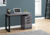 47" Gray & Black Right/Left Facing Office Desk