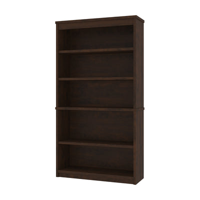 36" Bold Bookcase in Chocolate