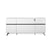 Modern White Lacquer 73" Credenza